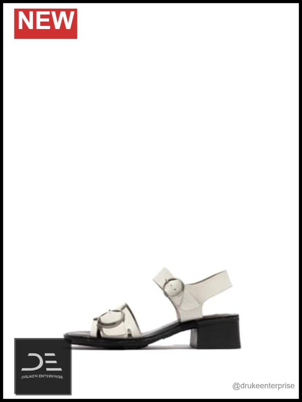 FLY London Ebli238fly Leather Block Heel Platform Sandals